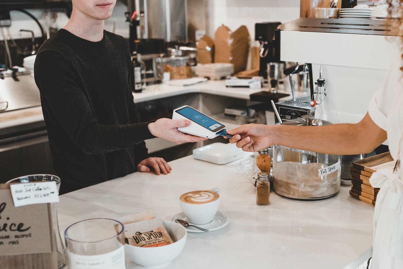 electronic payment with an edc machine